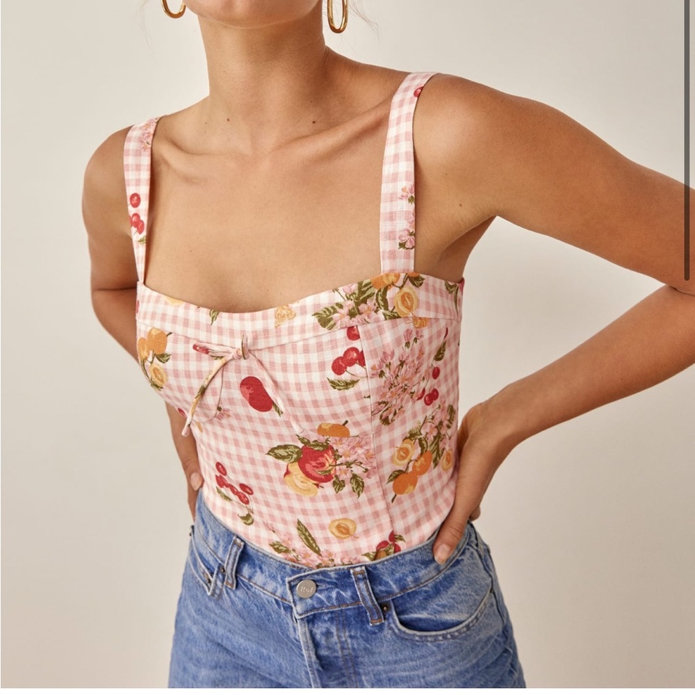 Reformation Kim linen top